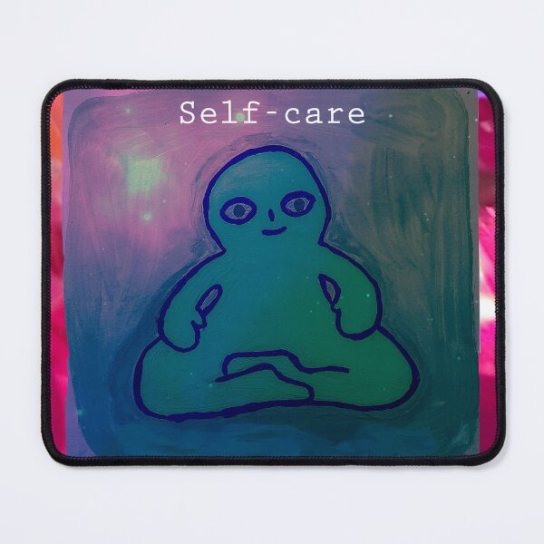 Item preview, Self care meditation smiling spirit designed and sold by super_shimizu.