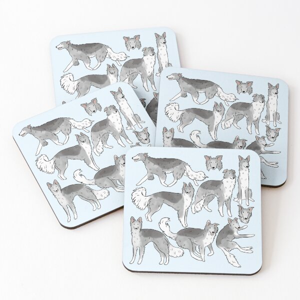 Item preview, Silken Windhound Dog cute illustration  designed and sold by Yarafantasyart.
