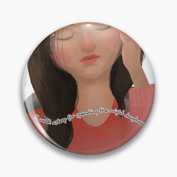Item preview, I walk asleep for spending the night daydreaming, watercolors designed and sold by EYLA-DS.