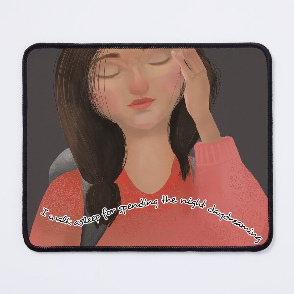 Item preview, I walk asleep for spending the night daydreaming, watercolors designed and sold by EYLA-DS.