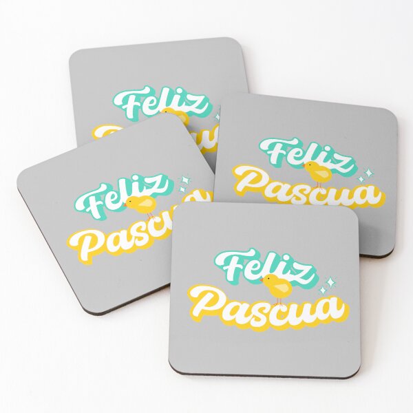 Item preview, Feliz Pascua Happy Easter Spanish text designed and sold by ALLURE-minimal.