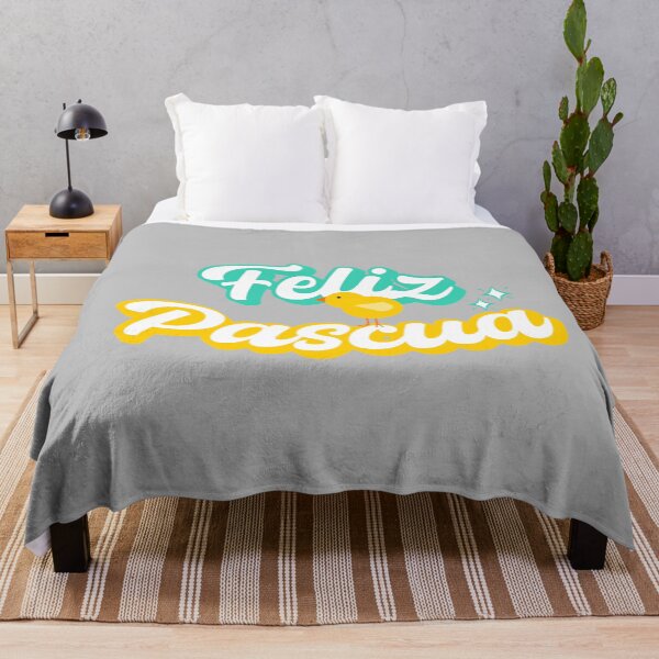 Item preview, Feliz Pascua Happy Easter Spanish text designed and sold by ALLURE-minimal.