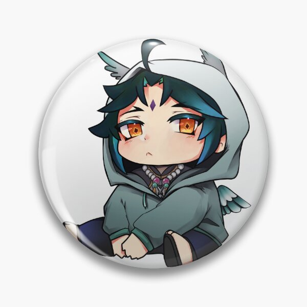 Item preview, Turquoise Xiao hoodie chibi designed and sold by Demakusan.