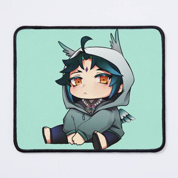 Item preview, Turquoise Xiao hoodie chibi designed and sold by Demakusan.