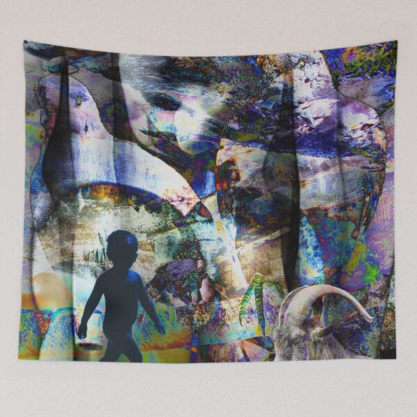 Item preview, "Vision Quest" Digital Collage Art designed and sold by Raven’s Wing Studio.