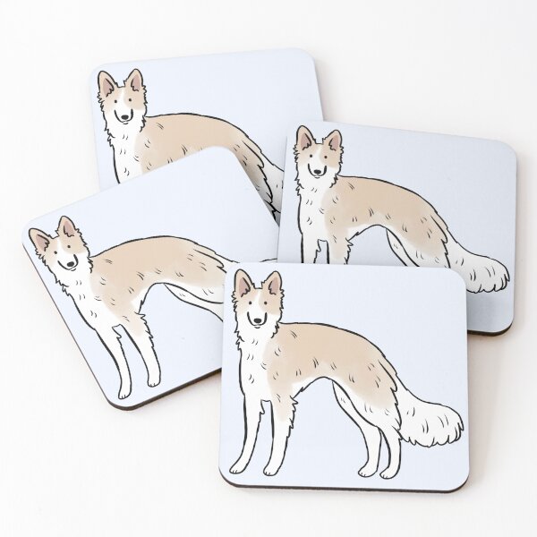 Item preview, Silken windhound dog cute illustration designed and sold by Yarafantasyart.