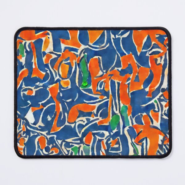 Item preview, Orange and Blue Matisse Inspired Figures designed and sold by bryanchvzz.