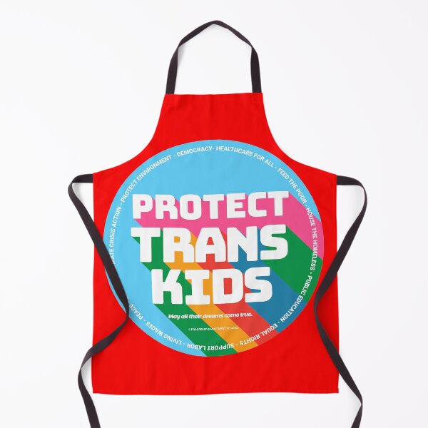 Item preview, PMD00348 Progressive Movement Designs Protect Trans Kids anti bullying message for LGBTQ progressives or ally designed and sold by ProgressiveLeft.