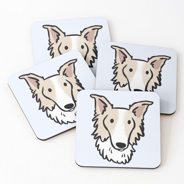 Item preview, Silken windhound dog cute illustration designed and sold by Yarafantasyart.