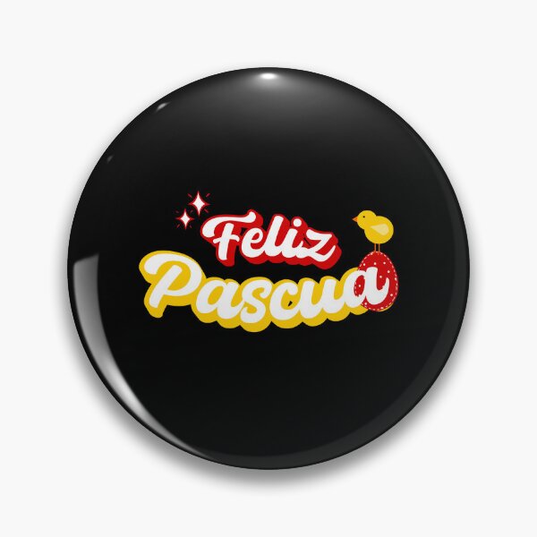 Item preview, Feliz Pascua Happy Easter Spanish text designed and sold by ALLURE-minimal.