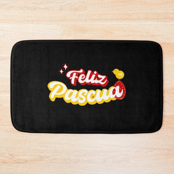 Item preview, Feliz Pascua Happy Easter Spanish text designed and sold by ALLURE-minimal.