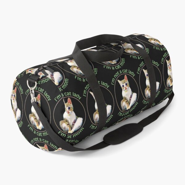 Item preview, I’m Not a Cat Lady, I’m a Cat Mom designed and sold by funhousejen.