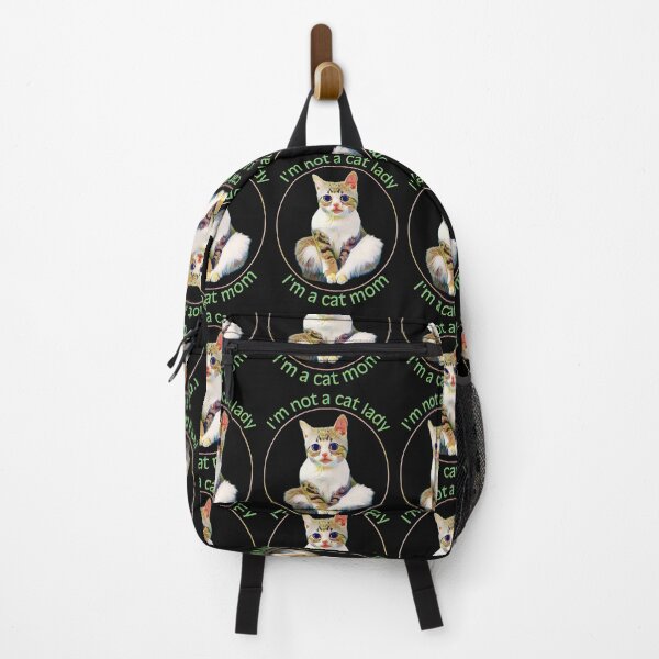 Item preview, I’m Not a Cat Lady, I’m a Cat Mom designed and sold by funhousejen.