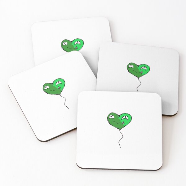 Item preview, Valentines day green heart pixelated  designed and sold by Coffeemerc117.