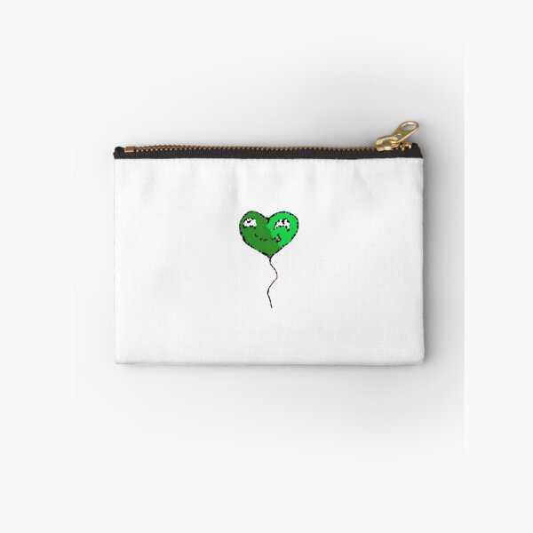 Item preview, Valentines day green heart pixelated  designed and sold by Coffeemerc117.