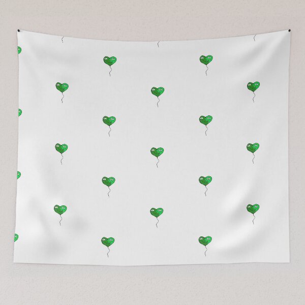 Item preview, Valentines day green heart pixelated  designed and sold by Coffeemerc117.
