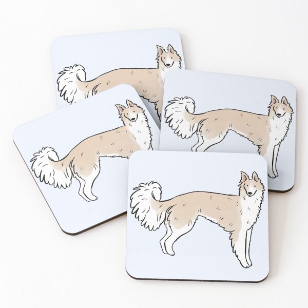 Item preview, Silken windhound dog cute illustration designed and sold by Yarafantasyart.