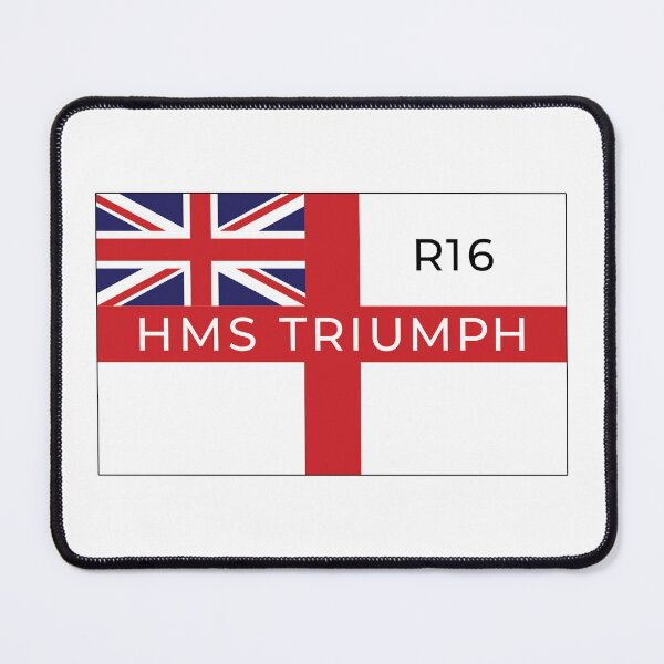 Item preview, HMS Triumph R16 On British White Ensign - British Navy Colossus Class Aircraft Carrier designed and sold by Stuart Jones.