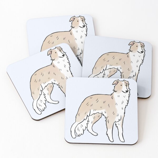 Item preview, Silken windhound dog cute illustration designed and sold by Yarafantasyart.
