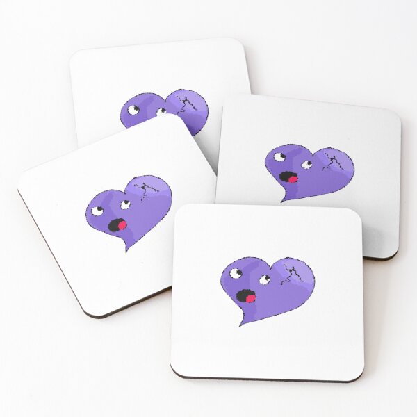 Item preview, Valentine day broken heart pixelated  designed and sold by Coffeemerc117.
