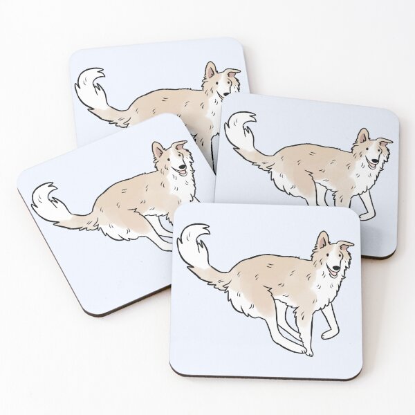 Item preview, Silken windhound dog cute illustration designed and sold by Yarafantasyart.