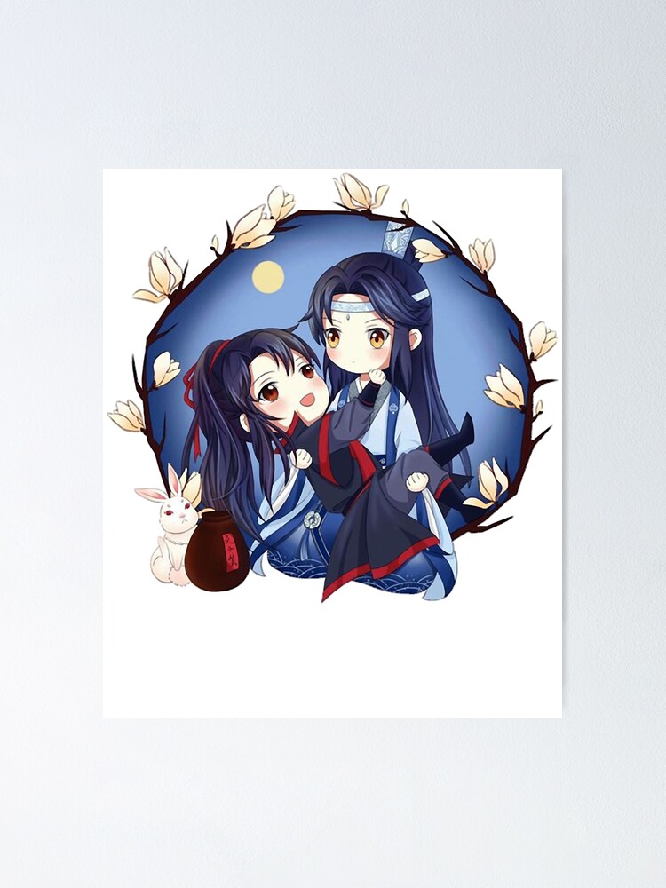 Lan Zhan mo dao zu shi anime Poster for Sale by BlancheCerfbeer