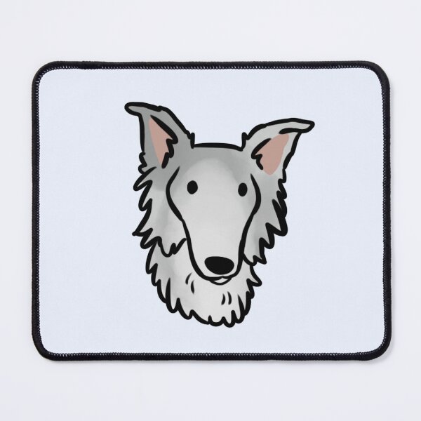 Item preview, Silken windhound dog cute illustration designed and sold by Yarafantasyart.