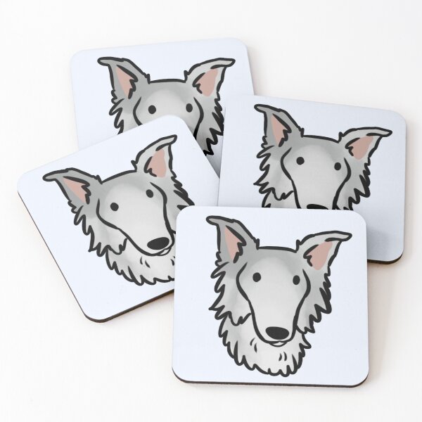 Item preview, Silken windhound dog cute illustration designed and sold by Yarafantasyart.