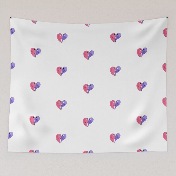 Item preview, Pixelated Valentines day heart purple and pink  designed and sold by Coffeemerc117.