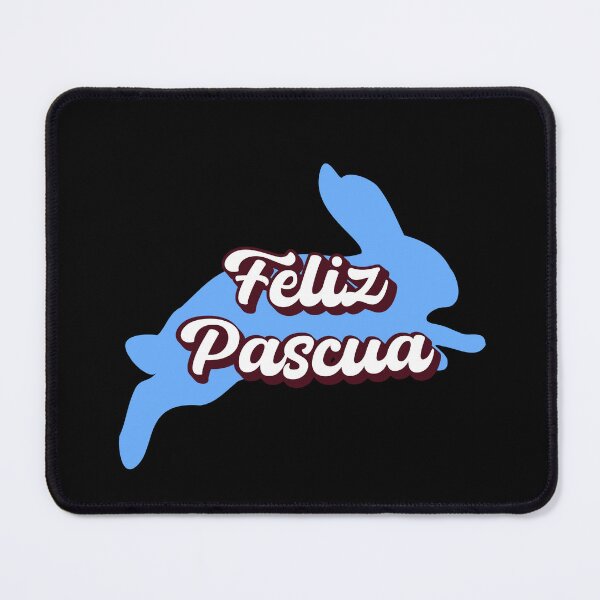 Item preview, Feliz Pascua Happy Easter Spanish text - running easter bunny - hip hop bunny designed and sold by ALLURE-minimal.
