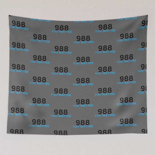 Item preview, 988 you matter stay alive suicide prevention hotline number designed and sold by system51.