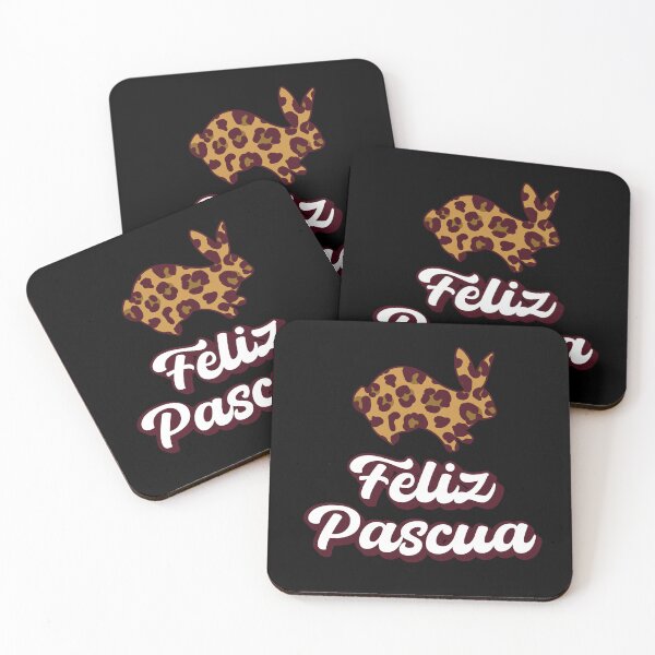 Item preview, Feliz Pascua Happy Easter Spanish text - wild easter bunny designed and sold by ALLURE-minimal.