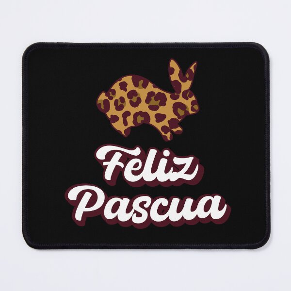 Item preview, Feliz Pascua Happy Easter Spanish text - wild easter bunny designed and sold by ALLURE-minimal.