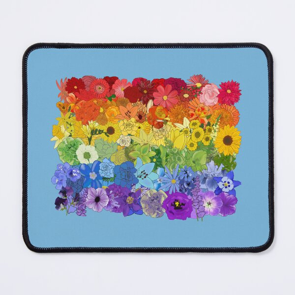 Item preview, Floral Pride Flag - Floral Rainbow designed and sold by Mereileen.