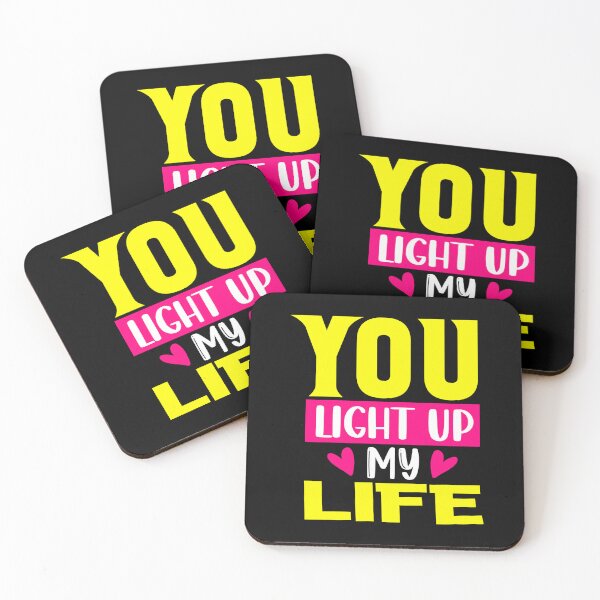 Item preview, Valentines Day Quotes You Light up my Life designed and sold by TargetBox.