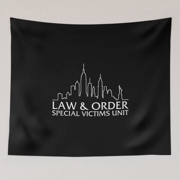 Item preview, Law & Order SVU skyline white designed and sold by ellclark.