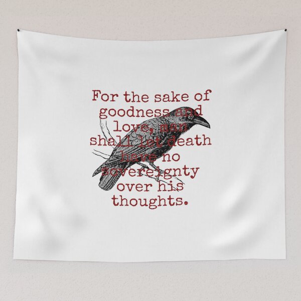Item preview, For The Sake Of Goodness And Love - Death Quote  designed and sold by CrankyOldDude.