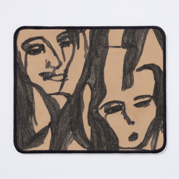 Item preview, Black Line Figure Painting Abstract designed and sold by bryanchvzz.