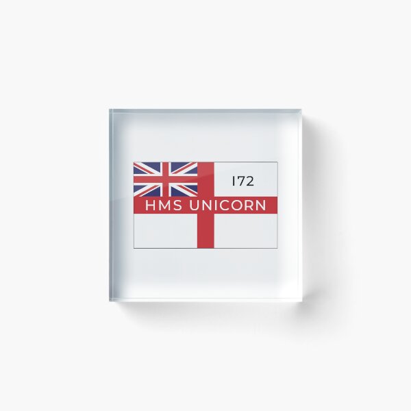 Item preview, HMS Unicorn I72 On British White Ensign - British Navy Aircraft Carrier designed and sold by Stuart Jones.