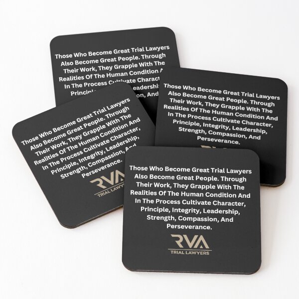 Item preview, RVA Trial Lawyers: Those Who Become Great Trial Lawyers Also Become Great People designed and sold by RVATrialLawyers.
