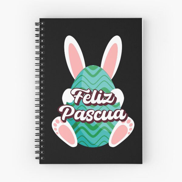 Item preview, Feliz Pascua Happy Easter Spanish text - easter bunny green easter egg designed and sold by ALLURE-minimal.