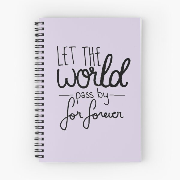 Item preview, Let the World Pass By Lavender designed and sold by TiannaRae.