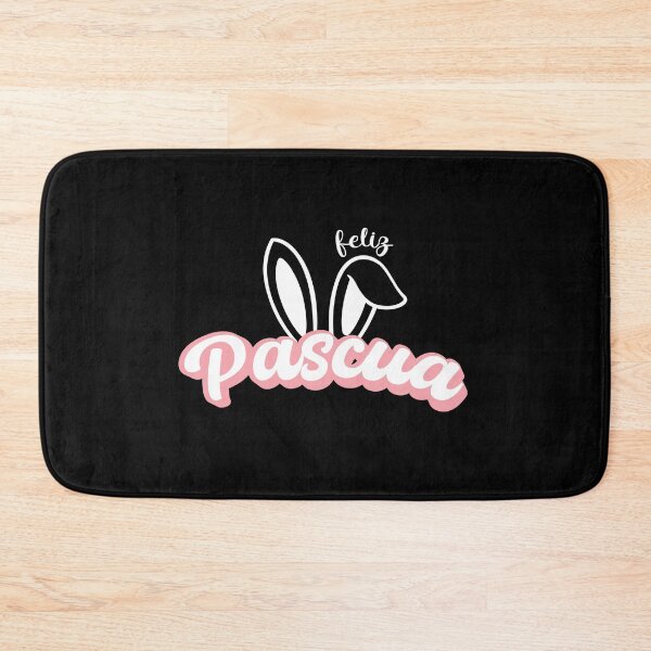 Item preview, Feliz Pascua Happy Easter Spanish text - conejos de pascua - easter bunny designed and sold by ALLURE-minimal.