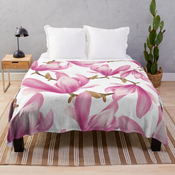 Item preview, Beautiful pink magnolia. Flowers set with Magnolia flowers. Isolated elements with Magnolia flowers, brunches and leaves designed and sold by annamiss.