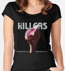 the killers wonderful tour 2018 soang Women's Fitted Scoop T-Shirt