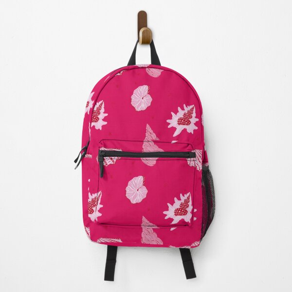 Item preview, brilliant pink seashell pattern designed and sold by freeinthelines.