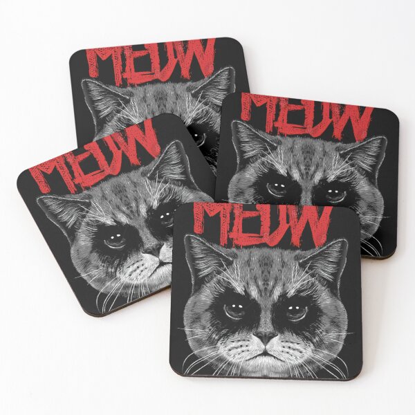 Item preview, Active First Wave Venom Bathory Black Metal Meow Cat Gift For Birthday   designed and sold by StarWheelzCo.