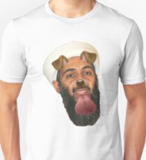 Bin Laden Snapchat Dog Unisex T-Shirt