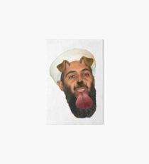 Bin Laden Snapchat Dog Art Board