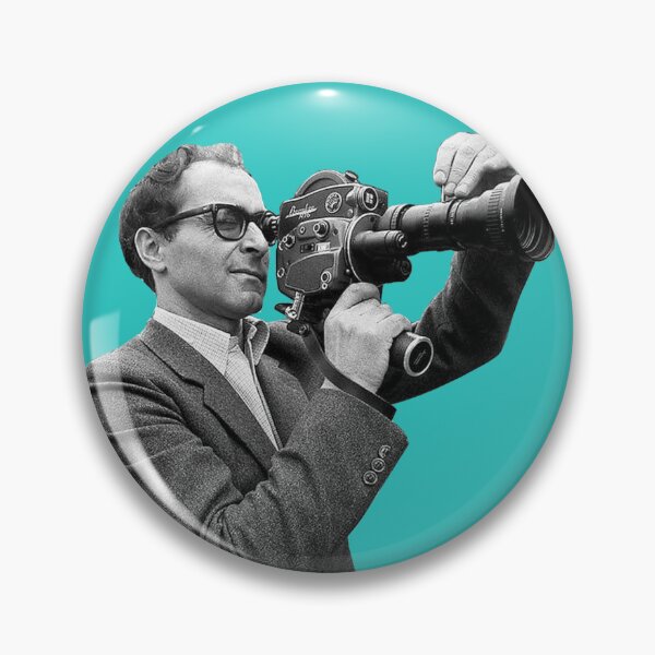 Item preview, Jean Luc Godard with camera designed and sold by planet99design.
